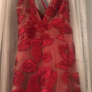 Starlett Red evening gown